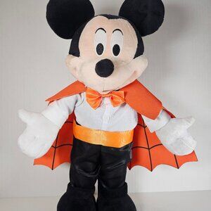 Disney 22 Inch Mickey Mouse Dressed as Vampire Dracula. Porch/Door Greeter